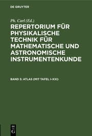 Cover von ATLAS (mit Tafel I-XXI)