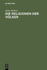 Cover von Die Religionen der Völker