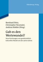Cover von Gab es den Wertewandel?