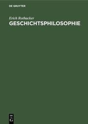 Cover von Geschichtsphilosophie