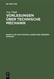 Cover von Die wichtigsten Lehren der höheren Dynamik