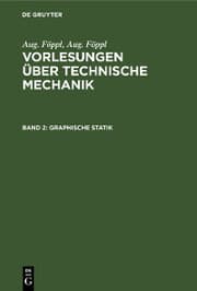 Cover von Graphische Statik