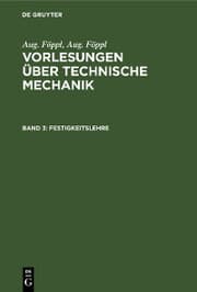 Cover von Festigkeitslehre