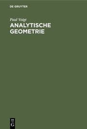 Cover von Analytische Geometrie