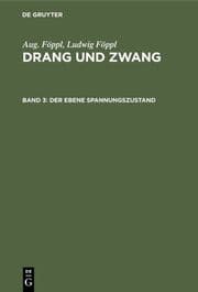 Cover von Der ebene Spannungszustand