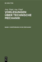 Cover von Einführung in die Mechanik