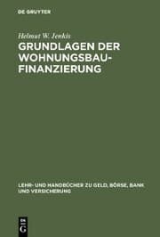 Cover von Grundlagen der Wohnungsbaufinanzierung