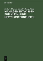 Cover von Managementwissen für Klein- und Mittelunternehmen