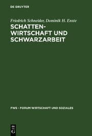 Cover von Schattenwirtschaft und Schwarzarbeit