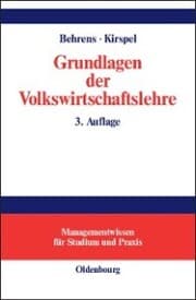 Cover von Grundlagen der Volkswirtschaftslehre