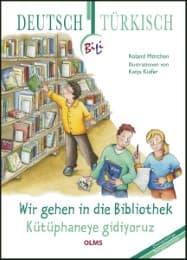 Cover von Wir gehen in die Bibliothek/Kütüphaneye gidiyoruz