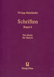 Cover von Schriften Bd. 4 / Die Macht der Motive