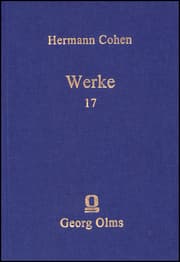 Cover von Hermann Cohen. Werke