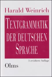 Cover von Textgrammatik der deutschen Sprache