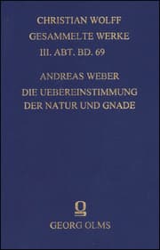 Cover von Die Uebereinstimmung der Natur und Gnade