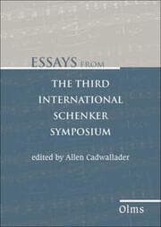 Cover von Essays from the Third International Schenker Symposium