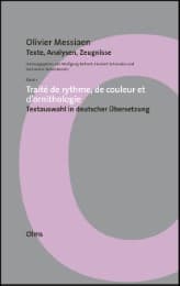Cover von Olivier Messiaen - Texte, Analysen, Zeugnisse