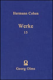Cover von Hermann Cohen : Werke