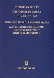 Cover von Natürliche Erkentnis Gottes, der Welt und des Menschen