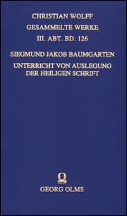 Cover von CHRISTIAN WOLFF: GESAMMELTE WERKE