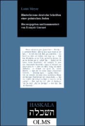 Cover von Hinterlassene deutsche Schriften eines polnischen Juden
