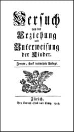 Cover von Versuch von der Erziehung und Unterweisung der Kinder