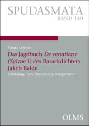 Cover von Das Jagdbuch 'De venatione' (Sylvae 1) des Barockdichters Jakob Balde