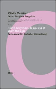 Cover von Traité de rythme, de couleur et d'ornithologie - Textauswahl in deutscher Übersetzung
