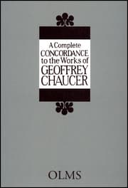 Cover von A Complete Concordance to the Works of Geoffrey Chaucer