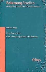 Cover von Einem Traume gleich - Wege zur Erfindung klassischer Solokadenzen