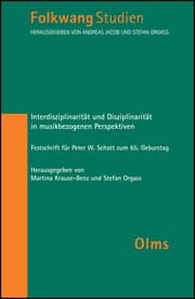 Cover von Interdisziplinarität und Disziplinarität in musikbezogenen Perspektiven