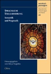 Cover von Sprachliche Säkularisierung