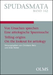 Cover von Von Ursachen sprechen. Eine aitiologische Spurensuche. Telling origins. On the lookout for aetiology