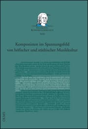 Cover von Komponisten im Spannungsfeld von höfischer und städtischer Musikkultur