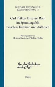 Cover von Carl Philipp Emanuel Bach im Spannungsfeld zwischen Tradition und Aufbruch