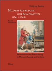 Cover von Mozarts Ausbildung zum Komponisten (1761-1765)