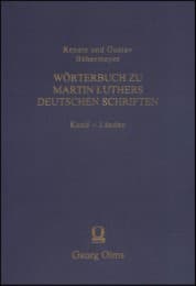 Cover von Wörterbuch zu Martin Luthers Deutschen Schriften 15: Kund-Länden