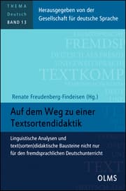 Cover von Auf dem Weg zu einer Textsortendidaktik