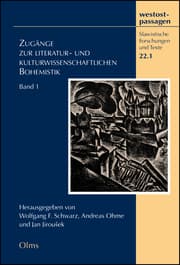 Cover von Zugänge zur literatur- und kulturwissenschaftlichen Bohemistik 1