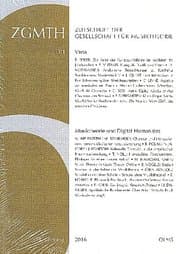 Cover von ZGMTH - Zeitschrift der Gesellschaft für Musiktheorie, 13. Jahrgang 2016