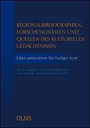 Cover von Regionalbibliographien: Forschungsdaten und Quellen des kulturellen Gedächtnisses