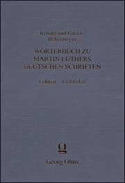 Cover von Wörterbuch zu Martin Luthers deutschen Schriften