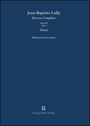 Cover von Jean-Baptiste Lully. Alceste