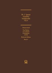 Cover von Philipp Jakob Spener: Schriften