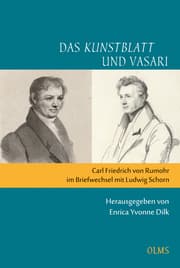 Cover von Das 'Kunstblatt' und Vasari