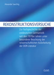Cover von Rekonstruktionsversuche
