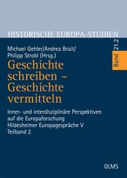 Cover von Geschichte schreiben - Geschichte vermitteln