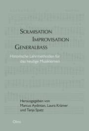 Cover von Solmisation, Improvisation, Generalbass
