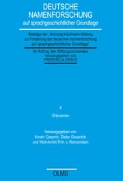 Cover von Ortsnamen
