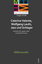 Cover von Caterina Valente, Wolfgang Lauth, Jazz und Schlager